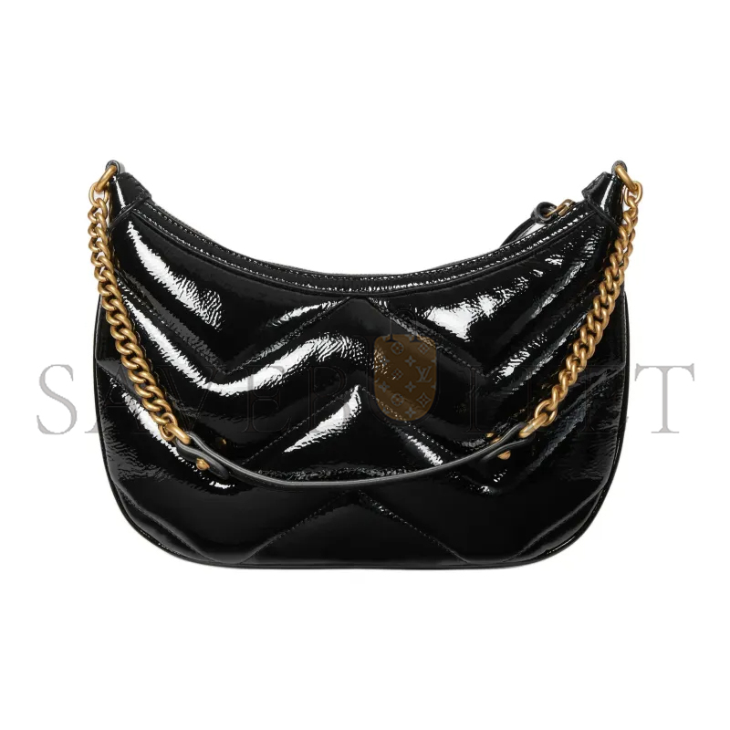 G*u*i small marmont patent leather shoulder bag 777263 (26*17*4cm)